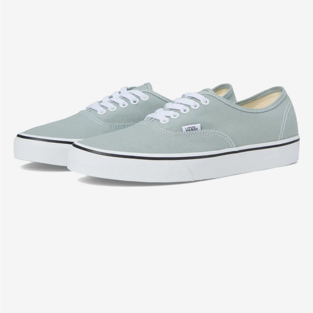 Mint Green Authentic Vans